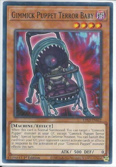 Yugioh - Gimmick Puppet Terror Baby *Common* LDS3-EN062 (NM)