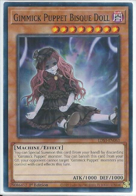 Yugioh - Gimmick Puppet Bisque Doll *Common* LDS3-EN063 (NM)