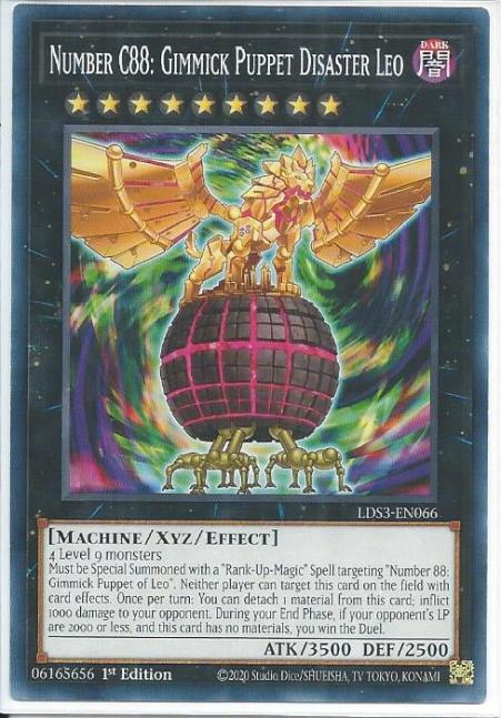 Yugioh - Number C88: Gimmick Puppet Disaster Leo *Common* LDS3-EN066 (NM/M)