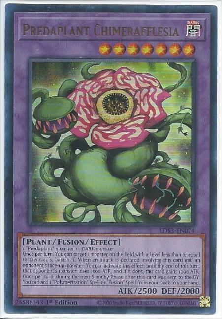 Yugioh - Predaplant Chimerafflesia *Ultra Rare* LDS3-EN074 (NM/M)