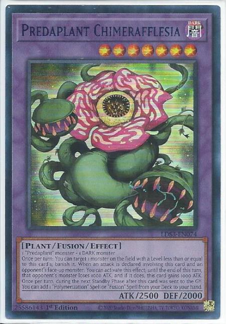 Yugioh - Predaplant Chimerafflesia *Blue Ultra Rare* LDS3-EN074 (NM/M)