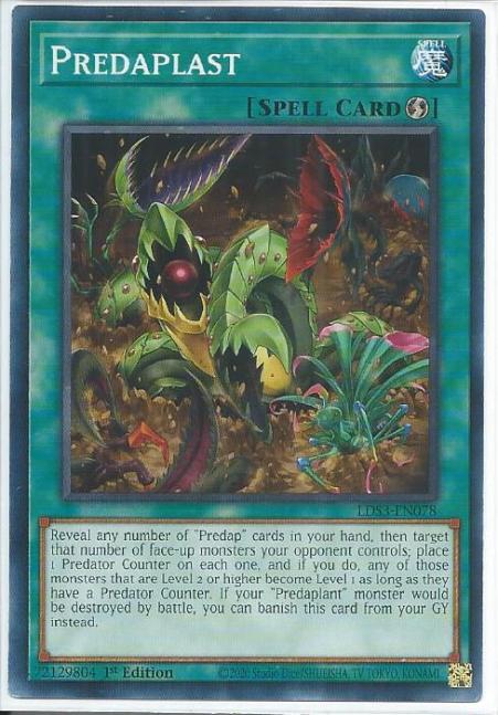 Yugioh - Predaplast *Common* LDS3-EN078 (NM/M)