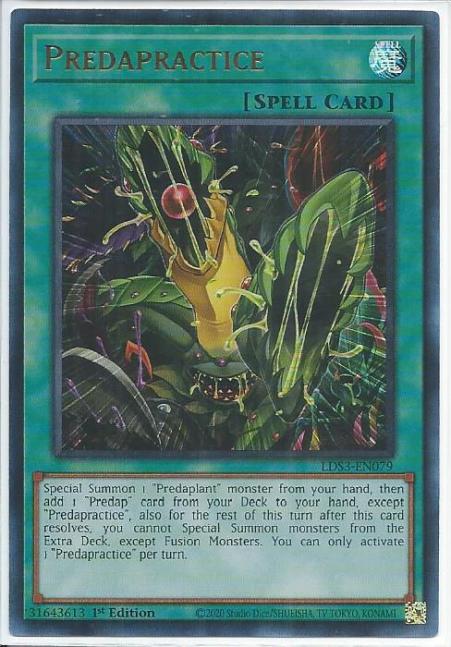 Yugioh - Predapractice *Ultra Rare* LDS3-EN079 (NM/M)