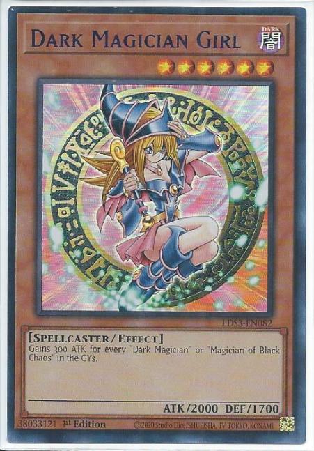 Yugioh - Dark Magician Girl *Blue Ultra Rare* LDS3-EN082 (NM)