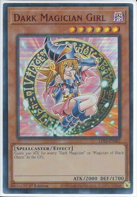 Yugioh - Dark Magician Girl *Red Ultra Rare* LDS3-EN082 (NM)