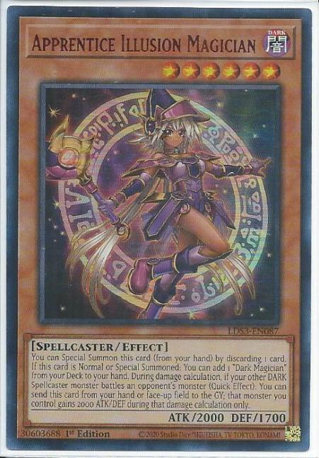 Yugioh - Apprentice Illusion Magician *Red Ultra Rare* LDS3-EN087 (NM)