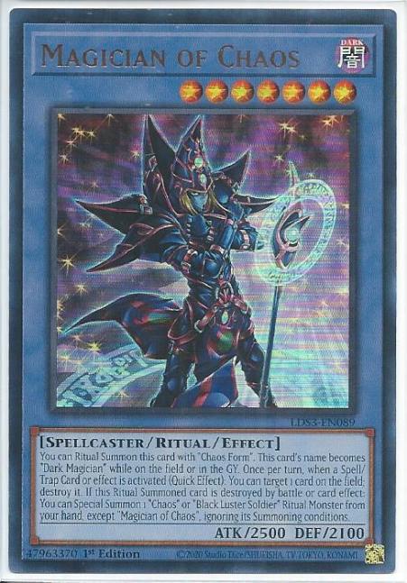 Yugioh - Magician of Chaos *Ultra Rare* LDS3-EN089 (NM)