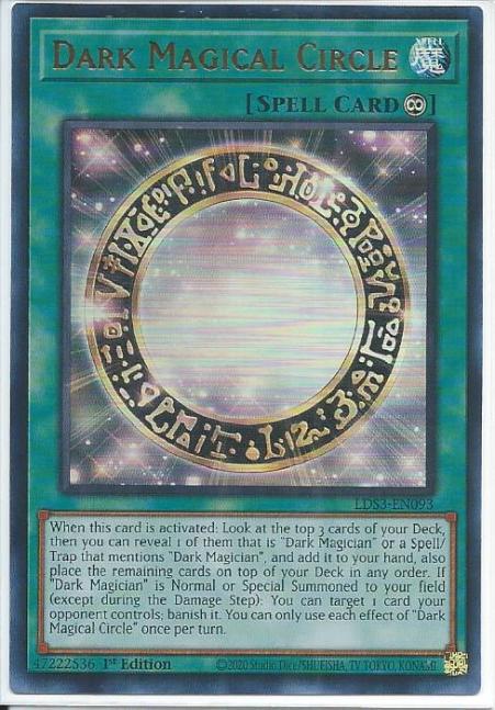 Yugioh - Dark Magical Circle *Ultra Rare* LDS3-EN093 (NM)