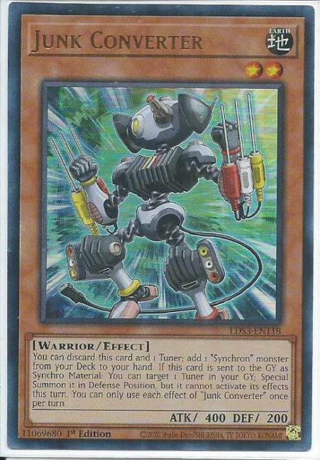 Yugioh - Junk Converter *Ultra Rare* LDS3-EN118 (NM)