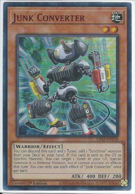 Yugioh - Junk Converter *Red Ultra Rare* LDS3-EN118 (NM)