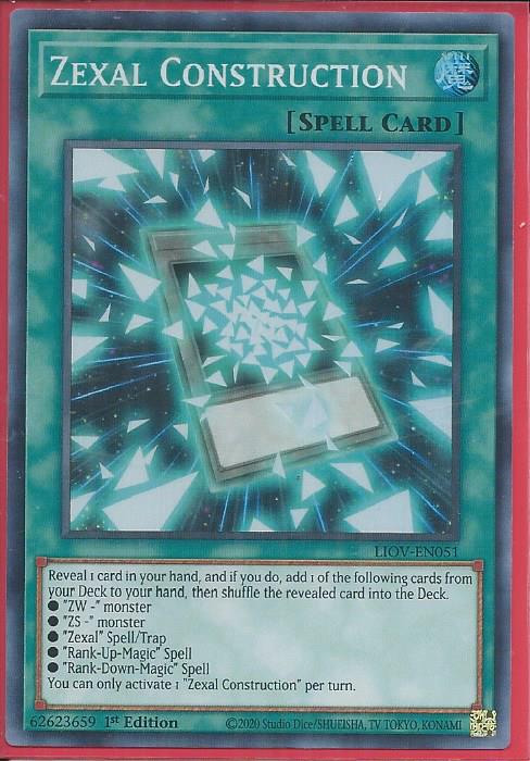 Yugioh - Zexal Construction *Super Rare* LIOV-EN051 (NM/M)