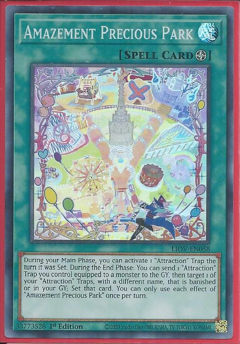 Yugioh - Amazement Precious Park *Super Rare* LIOV-EN058 (NM/M)