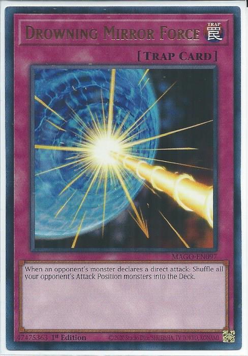 Yugioh - Drowning Mirror Force *Rare* MAGO-EN097 (NM)