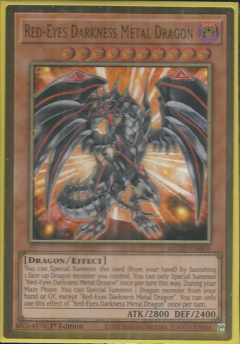 Yugioh - Red-Eyes Darkness Metal Dragon *PGR* MGED-EN009 (NM)
