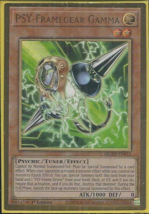 Yugioh - PSY-Framegear Gamma *Premium Gold Rare* MGED-EN012 (NM)