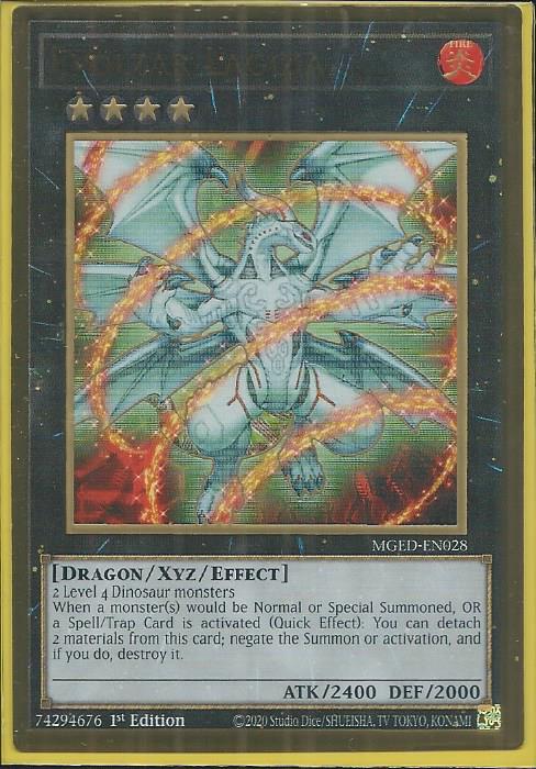 Yugioh - Evolzar Laggia *Premium Gold Rare* MGED-EN028 (NM)
