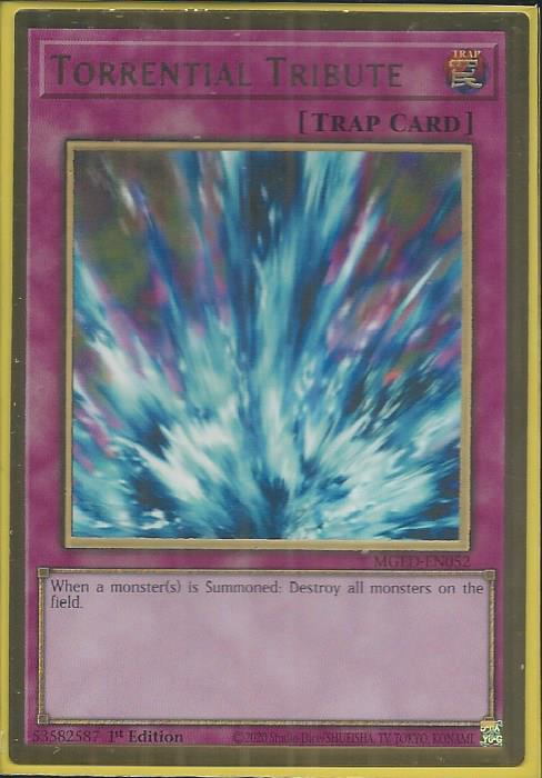 Yugioh - Torrential Tribute *Premium Gold Rare* MGED-EN052 (NM)