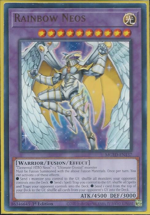 Yugioh - Rainbow Neos *Rare* MGED-EN137 (NM)