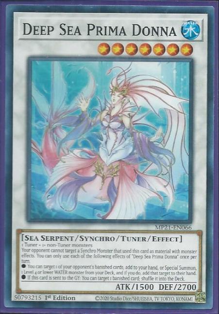 Yugioh - Deep Sea Prima Donna *Common* MP21-EN066 (NM/M)