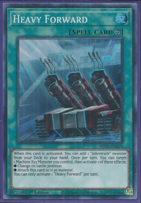 Yugioh - Heavy Forward *Super Rare* MP21-EN079 (NM/M)