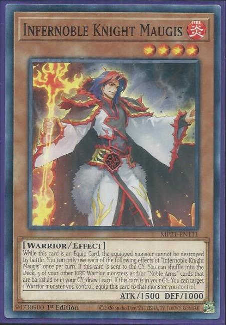Yugioh - Infernoble Knight Maugis *Common* MP21-EN111 (NM/M)
