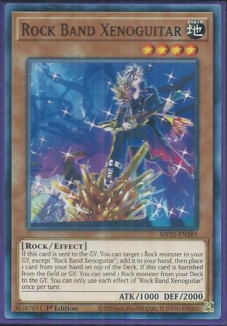 Yugioh - Rock Band Xenoguitar *Common* MP21-EN181 (NM/M)