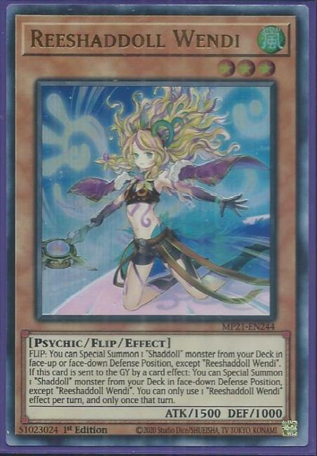 Yugioh - Reeshaddoll Wendi *Ultra Rare* MP21-EN244 (NM/M)