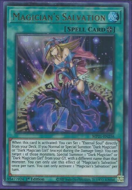 Yugioh - Magician's Salvation *Ultra Rare* MP21-EN256 (NM/M)