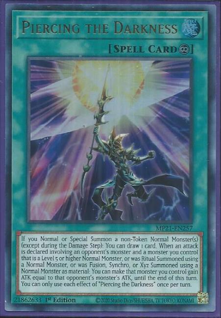 Yugioh - Piercing the Darkness *Ultra Rare* MP21-EN257 (NM/M)