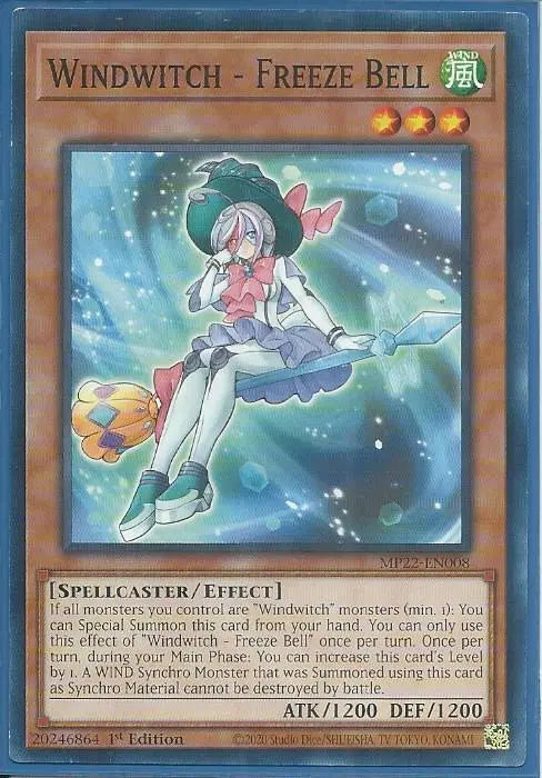 Yugioh - Windwitch – Freeze Bell *Common* MP22-EN008 (NM)