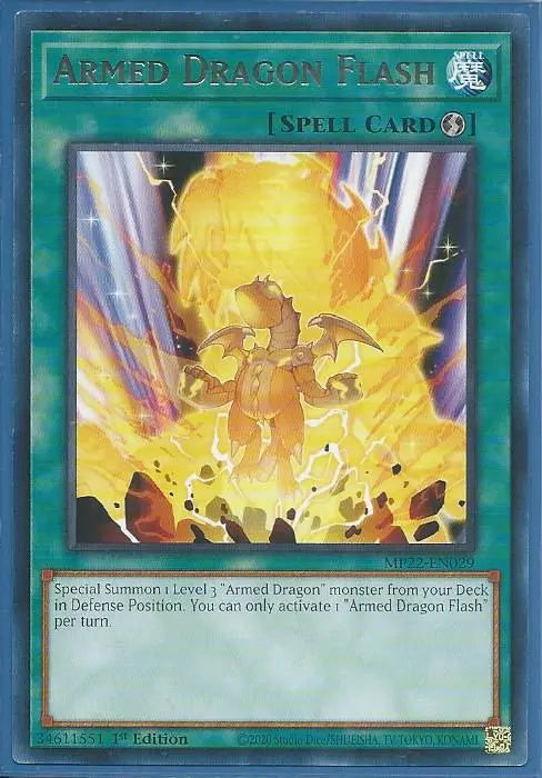 Yugioh - Armed Dragon Flash *Rare* MP22-EN029 (NM)