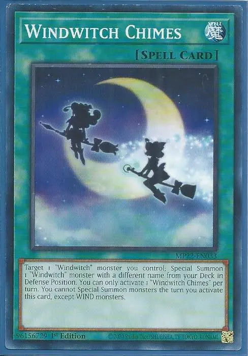 Yugioh - Windwitch Chimes *Common* MP22-EN033 (NM/M)