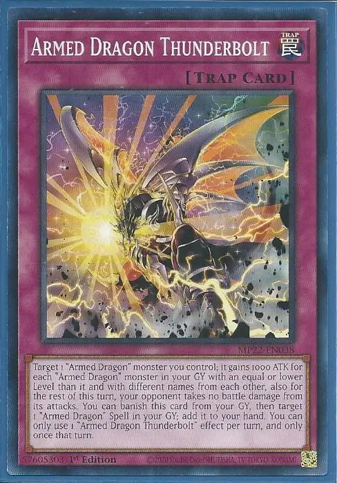 Yugioh - Armed Dragon Thunderbolt *Common* MP22-EN038 (NM)