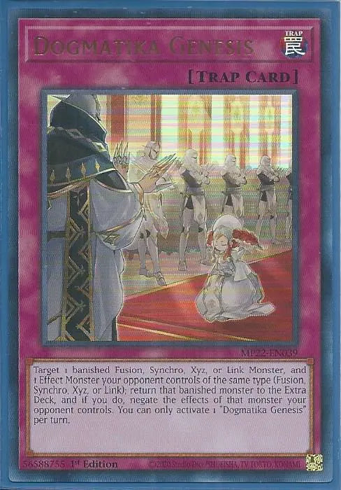 Yugioh - Dogmatika Genesis *Ultra Rare* MP22-EN039 (NM/M)