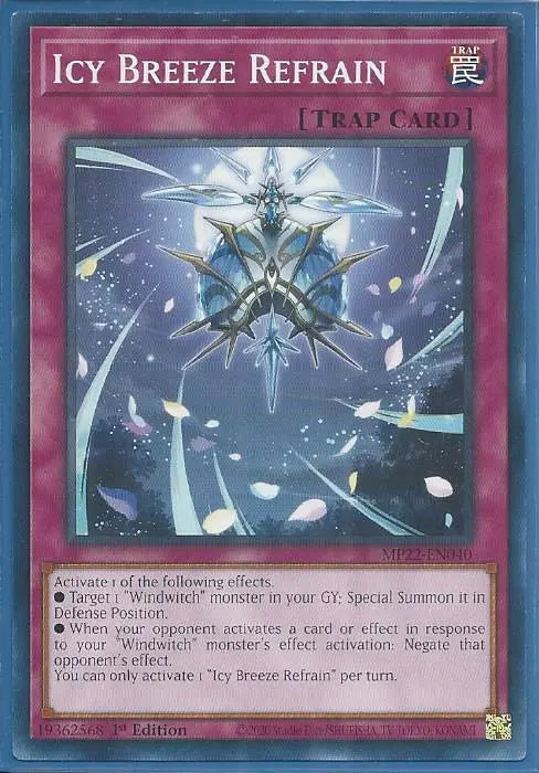 Yugioh - Icy Breeze Refrain *Common* MP22-EN040 (NM/M)