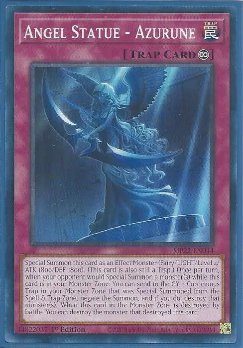 Yugioh - Angel Statue – Azurune *Common* MP22-EN044 (NM)