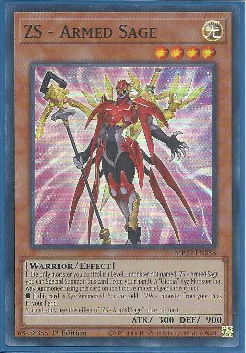 Yugioh - ZS – Armed Sage *Super Rare* MP22-EN058 (NM/M)