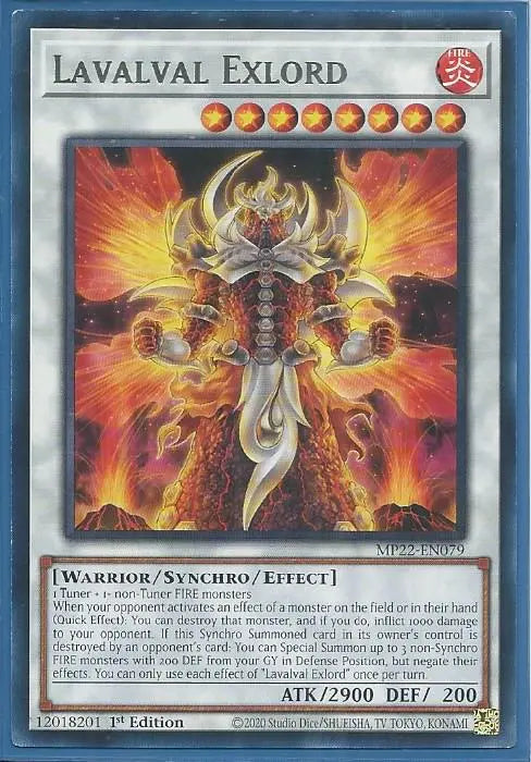 Yugioh - Lavalval Exlord *Rare* MP22-EN079 (NM/M)