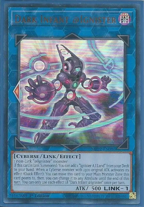 Yugioh - Dark Infant Ignister *Ultra Rare* MP22-EN086 (NM)