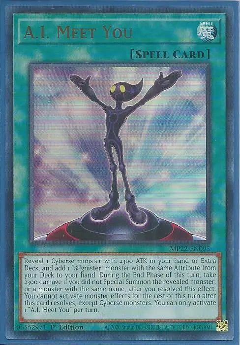 Yugioh - A.I. Meet You *Ultra Rare* MP22-EN095 (NM)