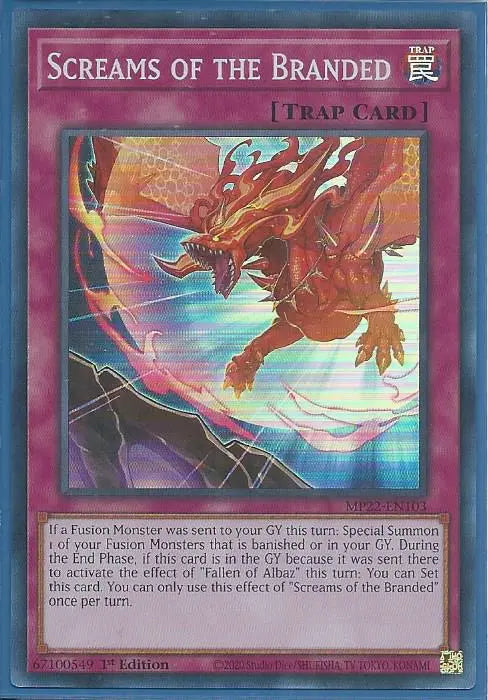 Yugioh - Screams of the Branded *Super Rare* MP22-EN103 (NM/M)