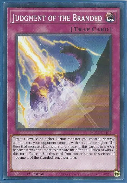 Yugioh - Judgment of the Branded *Common* MP22-EN104 (NM/M)