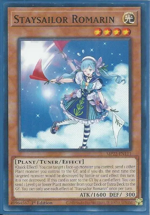Yugioh - Staysailor Romarin *Common* MP22-EN111 (NM)