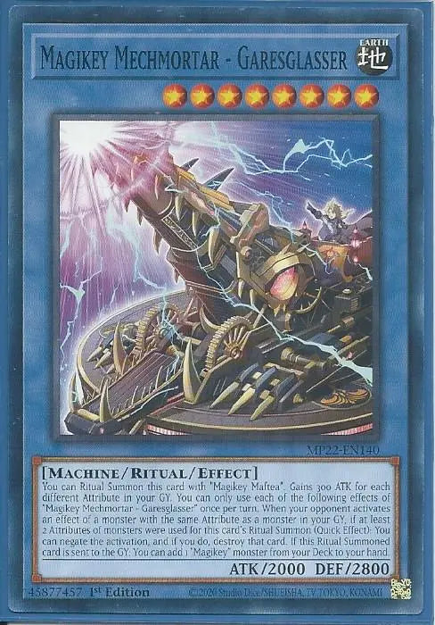 Yugioh - Magikey Mechmortar – Garesglasser *Common* MP22-EN140 (NM/M)