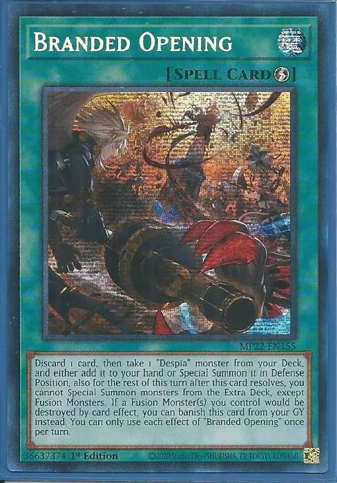 Yugioh - Branded Opening *Prismatic Secret Rare* MP22-EN155 (NM/M)