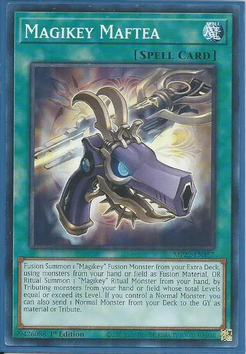 Yugioh - Magikey Maftea *Common* MP22-EN157 (NM)