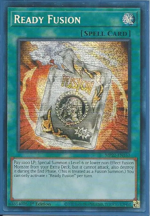 Yugioh - Ready Fusion *Prismatic Secret Rare* MP22-EN163 (NM)