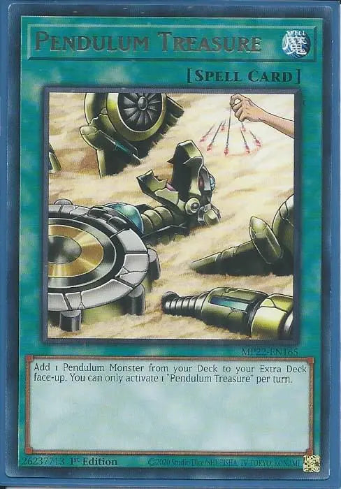 Yugioh - Pendulum Treasure *Rare* MP22-EN165 (NM)