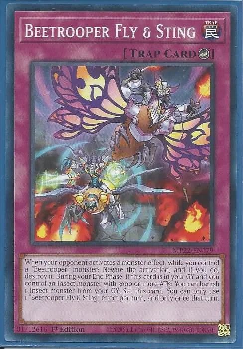 Yugioh - Beetrooper Fly & Sting *Common* MP22-EN179 (NM/M)