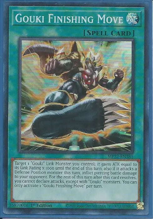 Yugioh - Gouki Finishing Move *Super Rare* MP22-EN185 (NM/M)